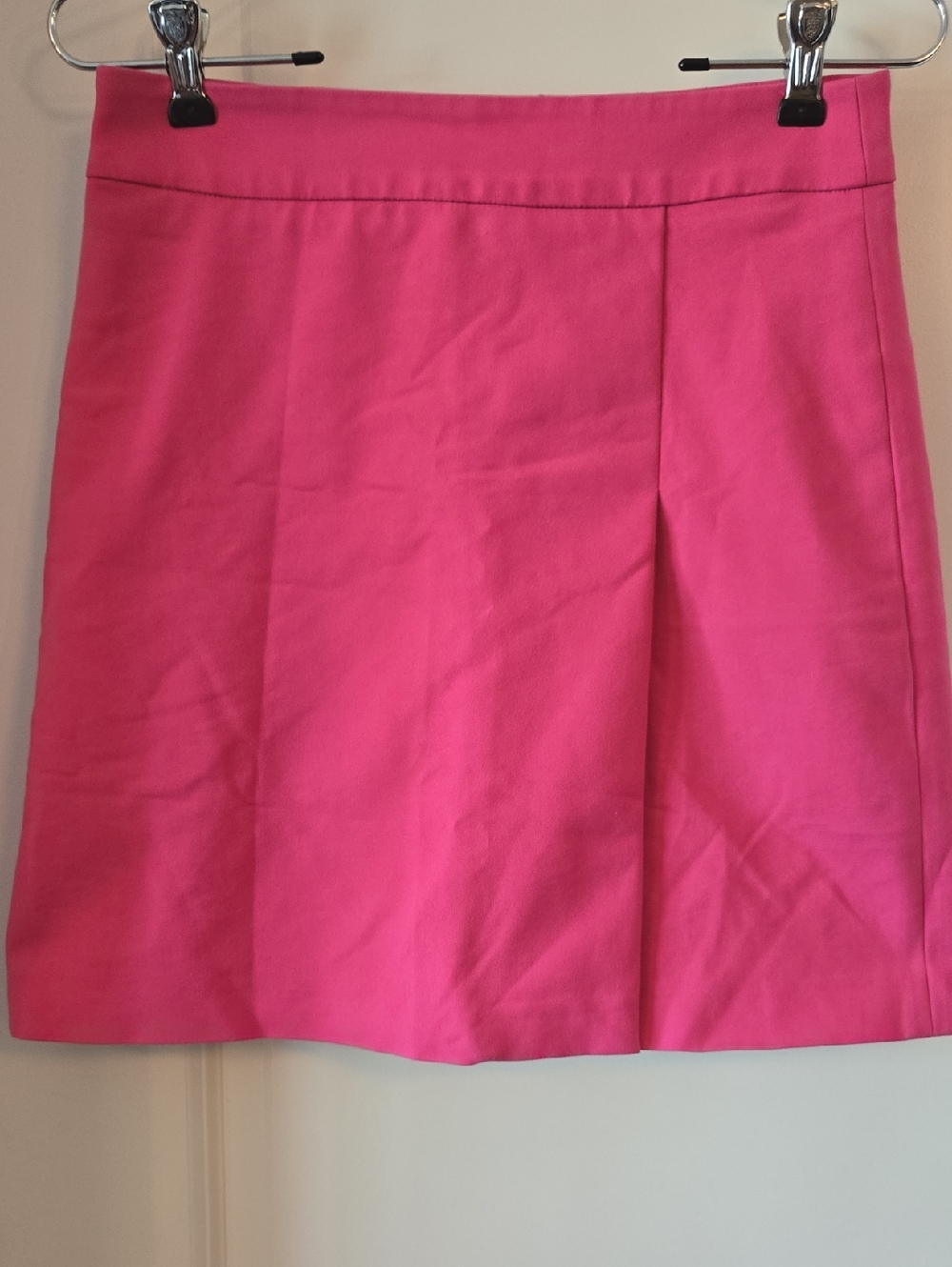 Zara Hot Pink Pleated Mini Skirt